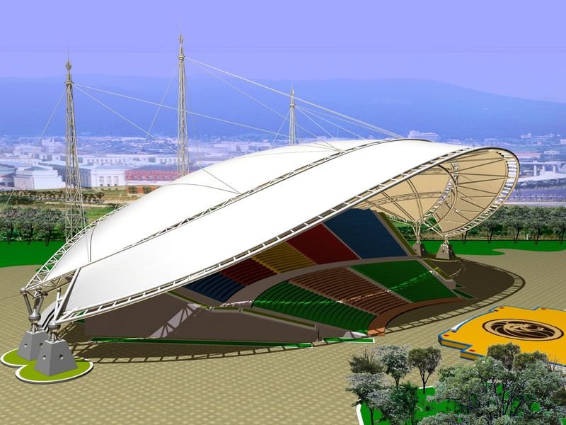 桂林体育场膜结构